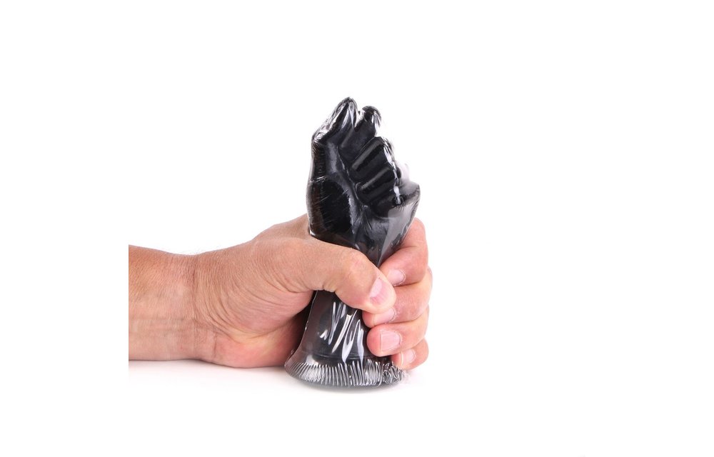 King-Size Dildo Vuist Klein Zwart 16 cm - Realistisch & Veilig