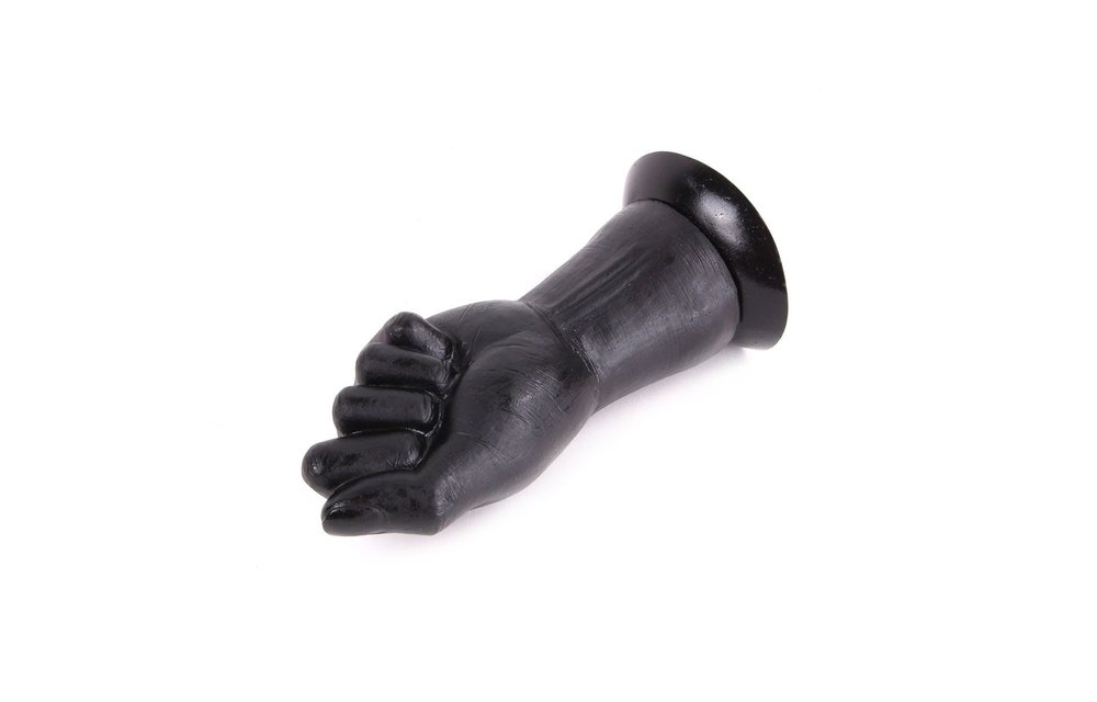 King-Size Dildo Vuist Klein Zwart 16 cm - Realistisch & Veilig