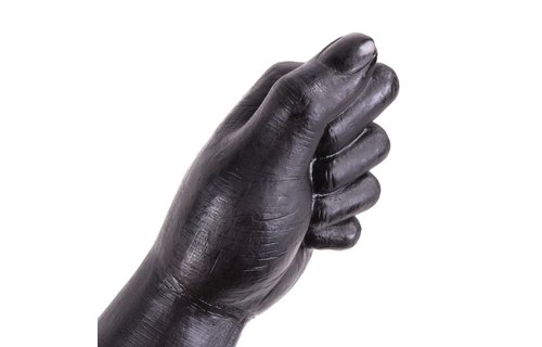 King-Size Fist Small Black 16 cm Dildo - Realistic & Safe