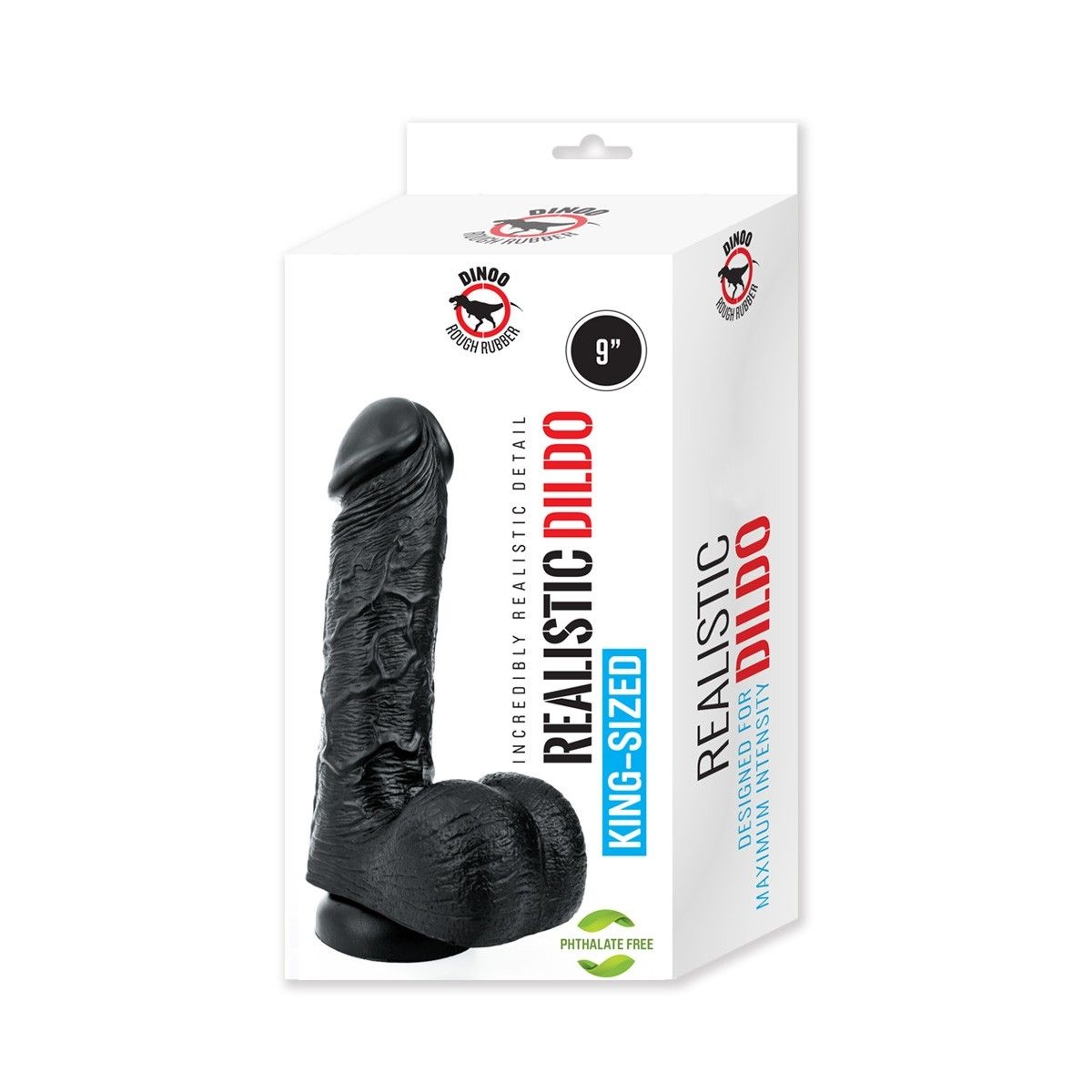 King-Size Dildo Scream Black 23 cm – Realistic & Safe