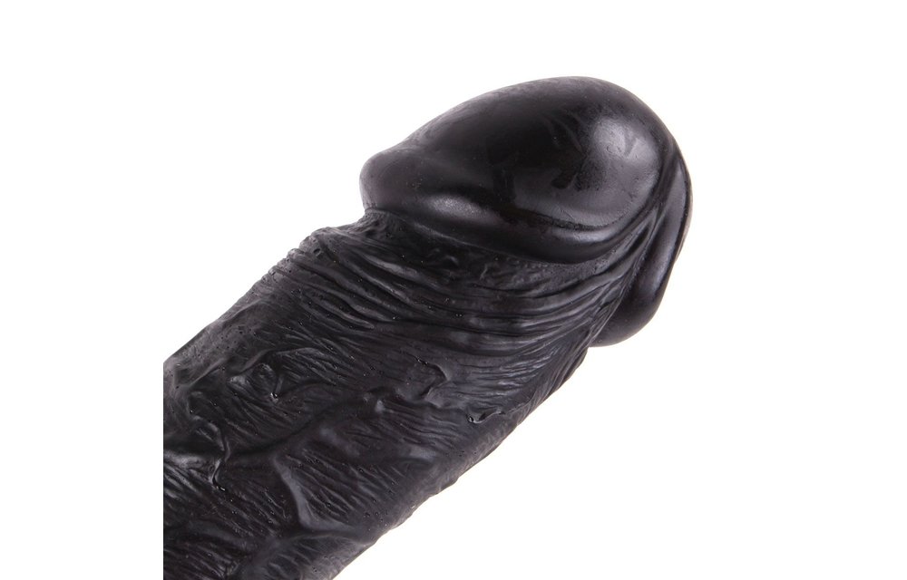 King-Size Dildo Scream Zwart 23 cm – Realistisch & Veilig