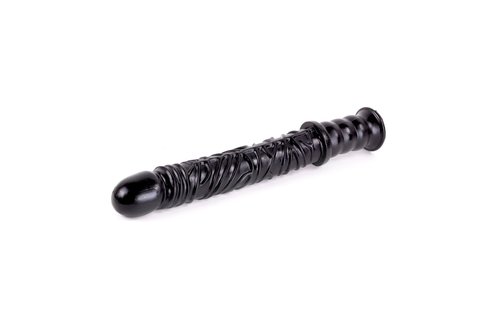 King-Size Dildo - Damocles Zwart 42.5 x 4.5 cm