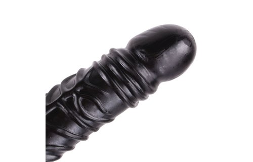 King-Size Dildo - Damocles Zwart 42.5 x 4.5 cm
