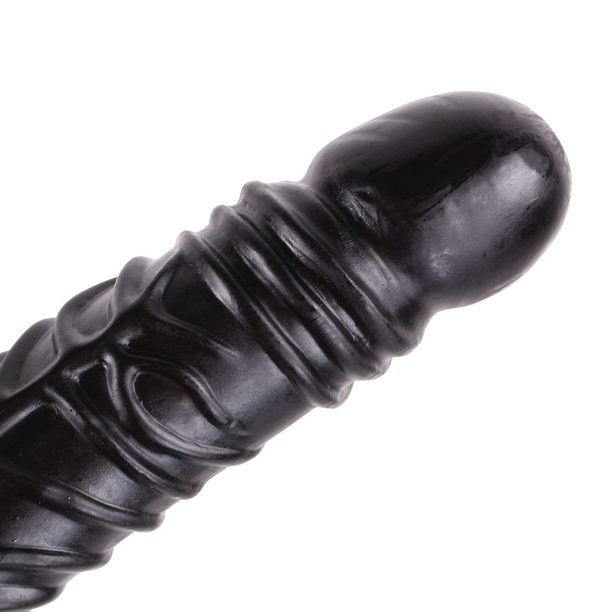 King-Size Dildo - Damocles Schwarz 42.5 x 4.5 cm