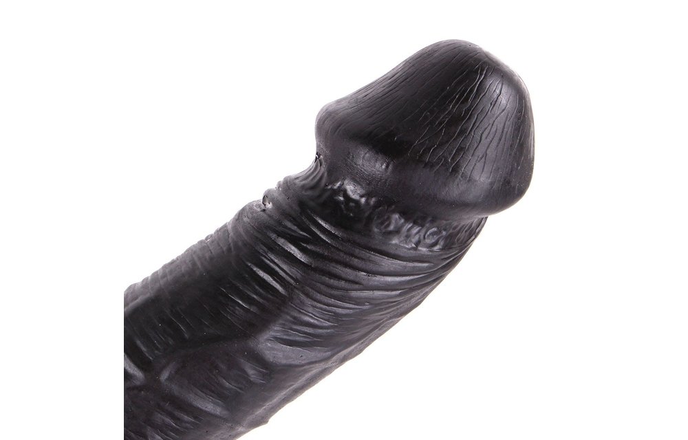 King-Size Dildo - Curved Black 31 x 5.5 cm