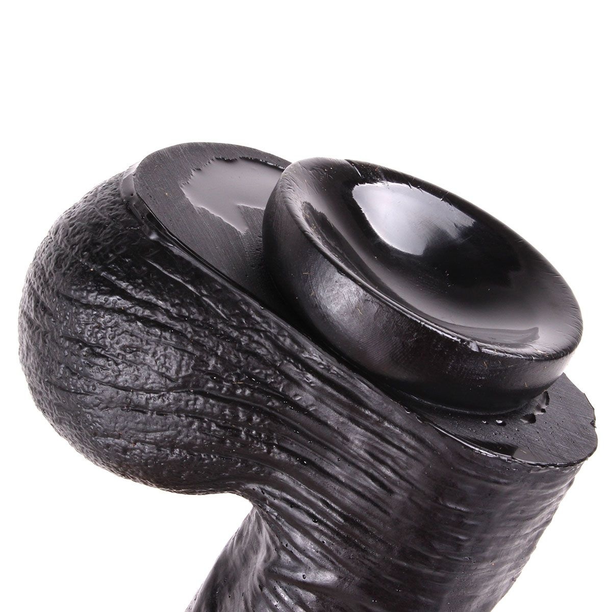 King-Size Dildo - Curved Black 31 x 5.5 cm