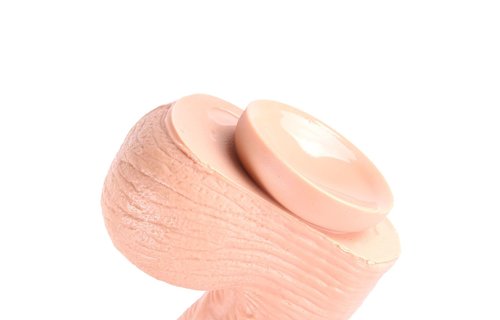 King-Size Dildo 31 cm – Realistisch & Gebogen Vlees