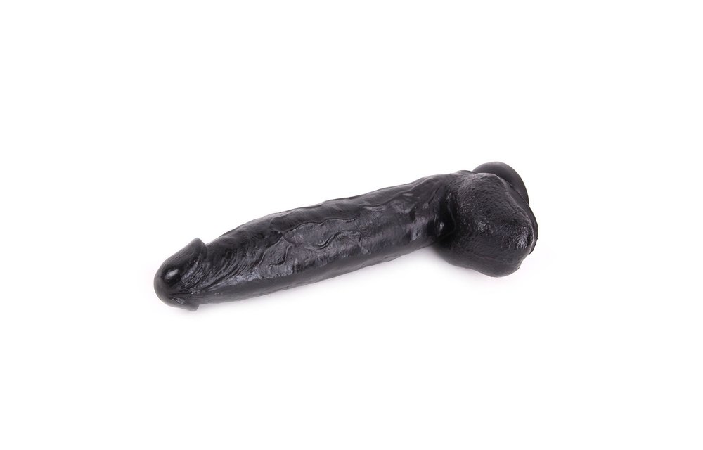 King-Size Dildo - Monster Zwart 28 x 5.5 cm