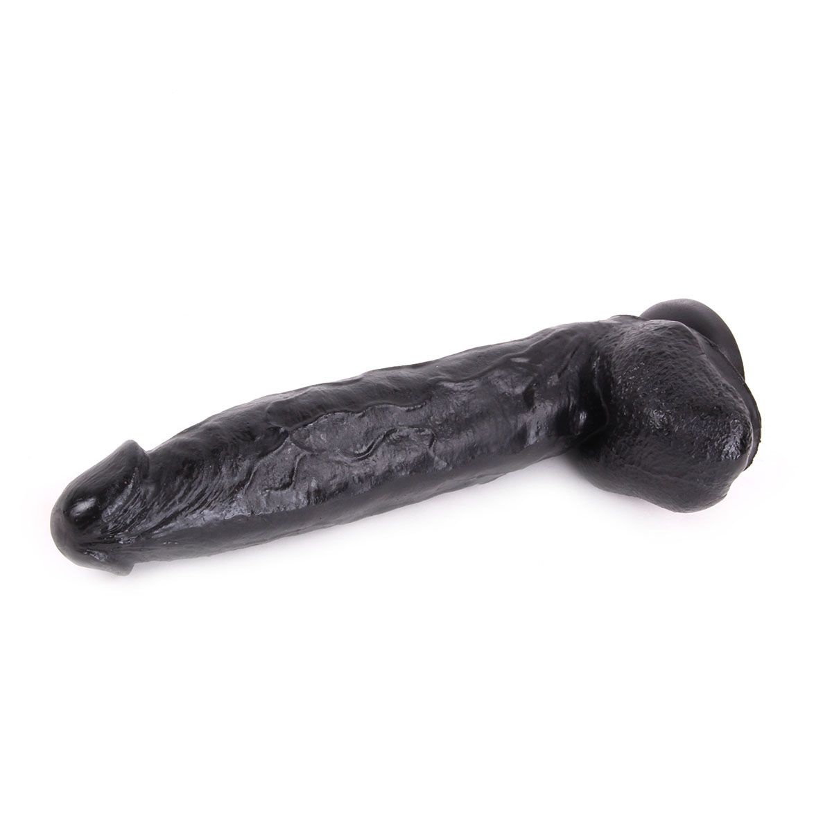 King-Size Dildo - Monster Schwarz 28 x 5.5 cm