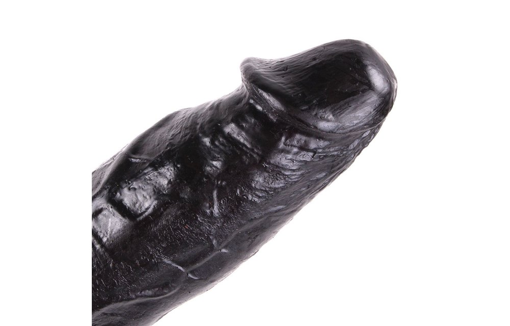 King-Size Dildo - Monster Schwarz 28 x 5.5 cm