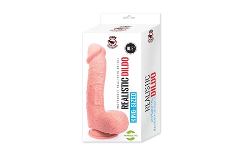 King-Size Dildo Raptor Vleeskleurig 27 cm - Realistisch & Groot