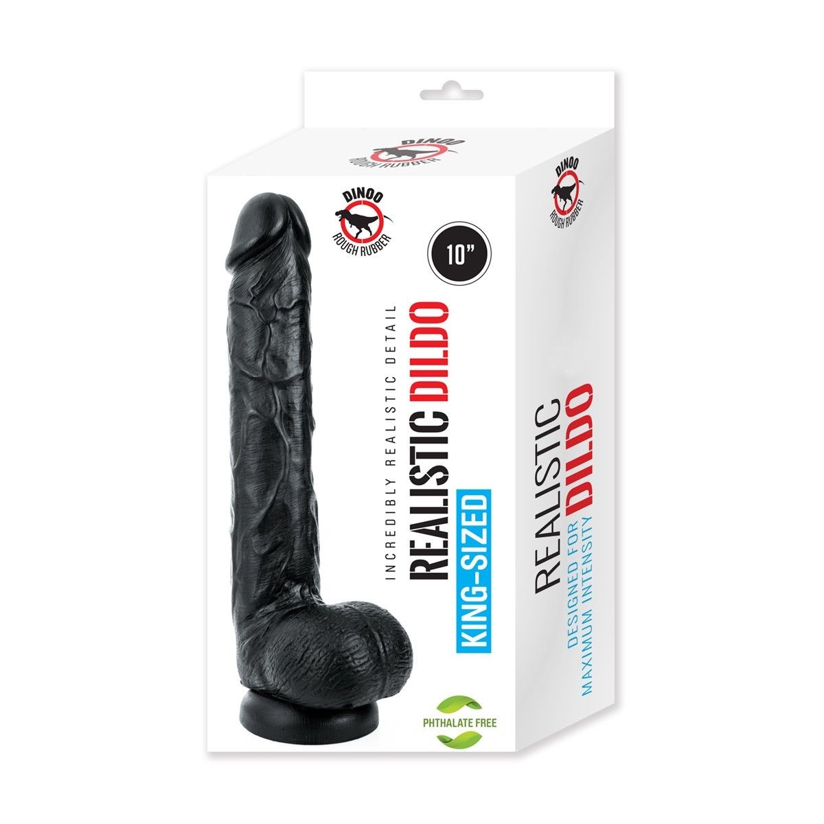 King-Size Dildo - Kong Black 26 x 4.5 cm
