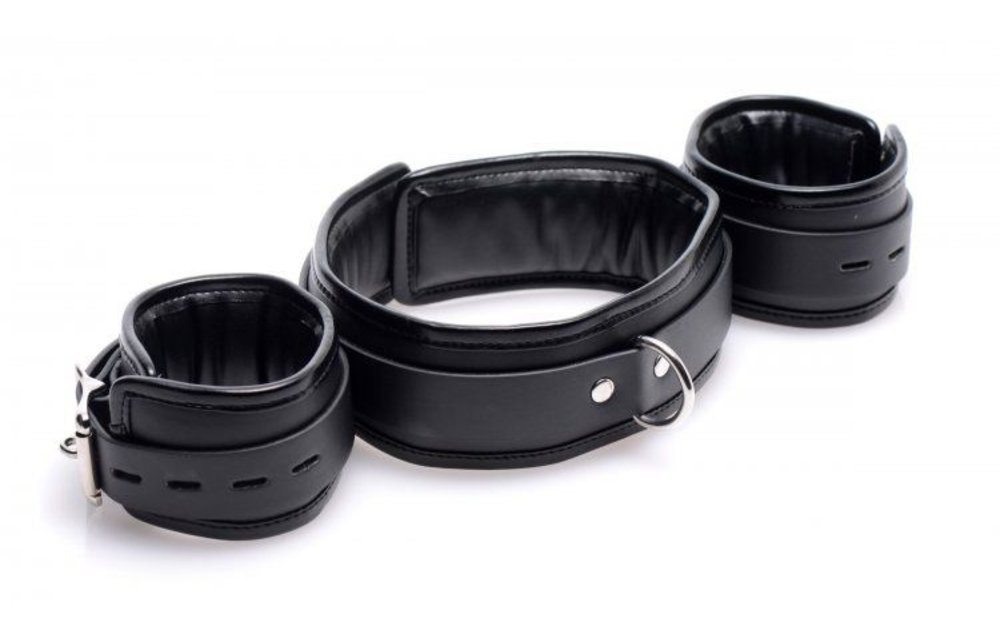 Nek- en Polsbanden Set | Comfortabel & Verstelbaar BDSM Gear