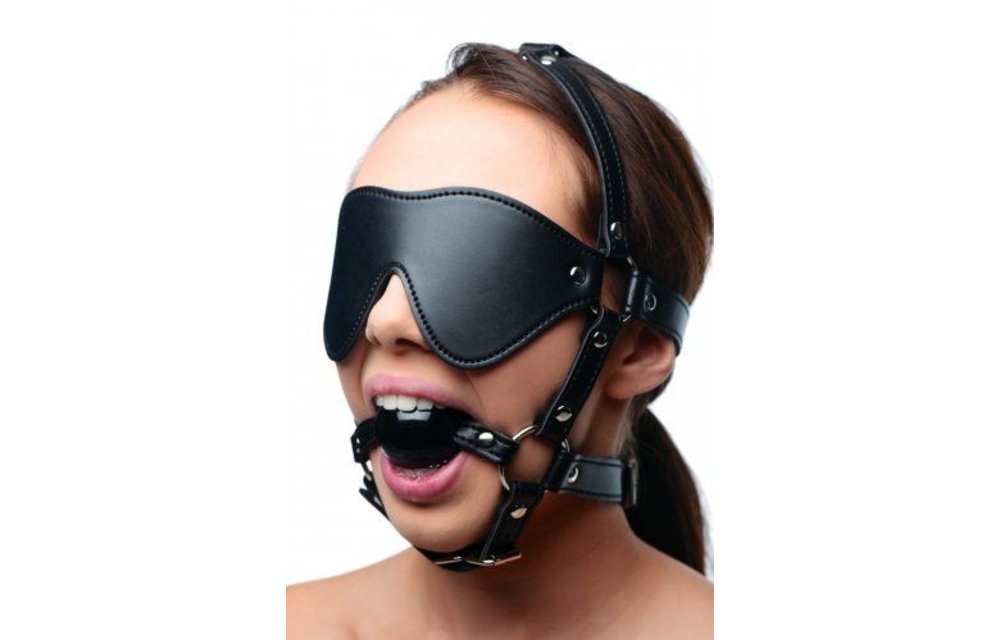 Blinddoek Harnas en balknevel