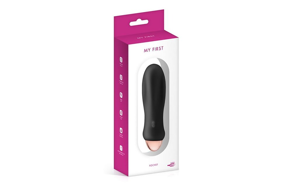 USB Oplaadbare Stille Rocket Vibrator – Waterdicht & Stil