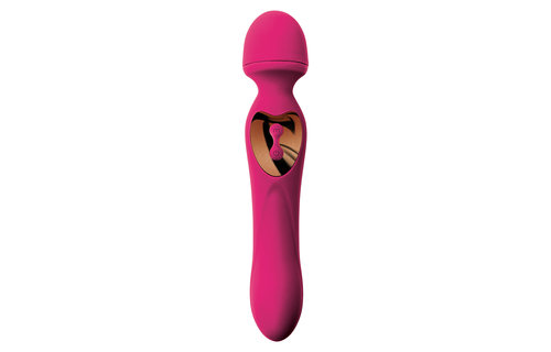 Agon Wand Vibrator 2 In 1 Pink
