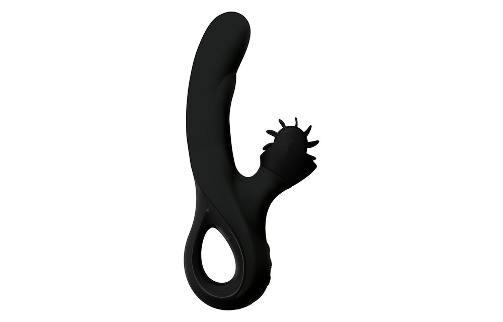 Dysis Vibrator met clitoris stimulatie Zwart