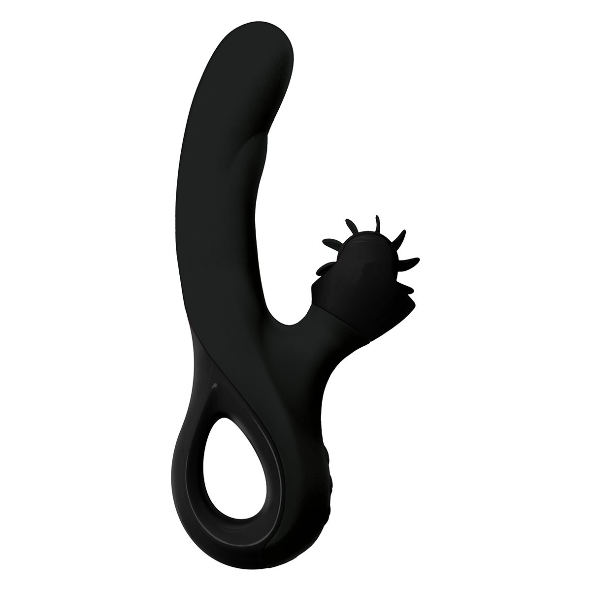 Dysis Vibrator with Clitorial Wheel Stimulator Black