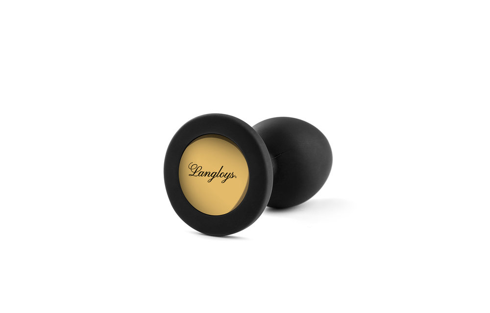 3 Plugs Set Elegant Schwarz