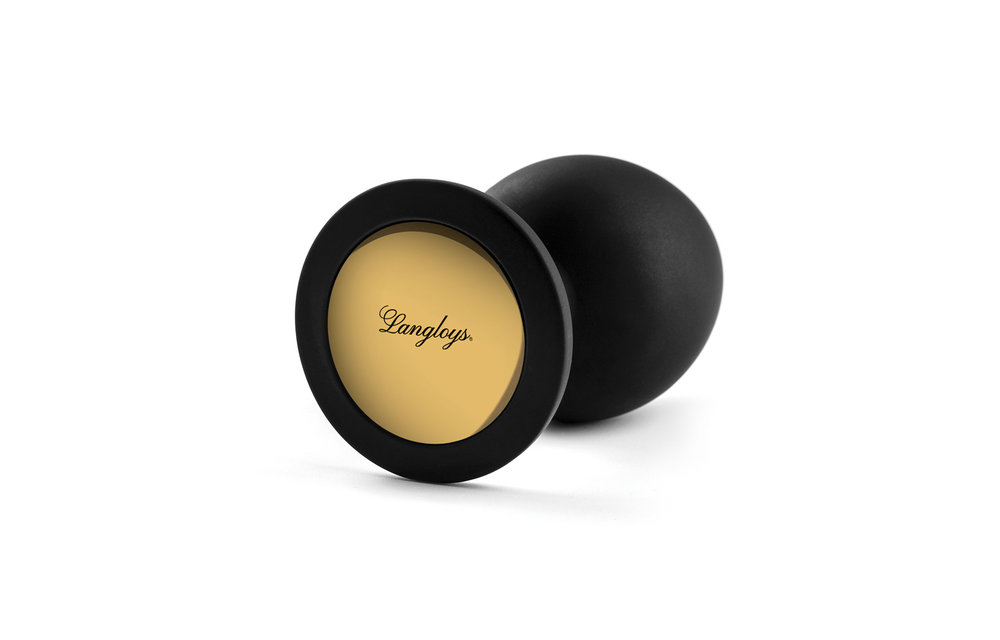 3 Plugs Set Elegant Schwarz