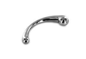 Curve Stahl-Dildo 29 cm – Perfekter G-Punkt Stahlglanz