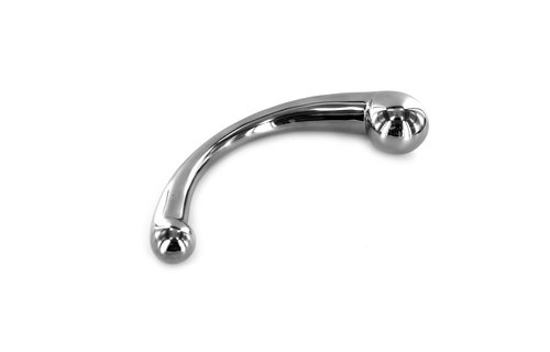 Curve Stalen Dildo 29 cm – Perfecte G-spot Staalglans