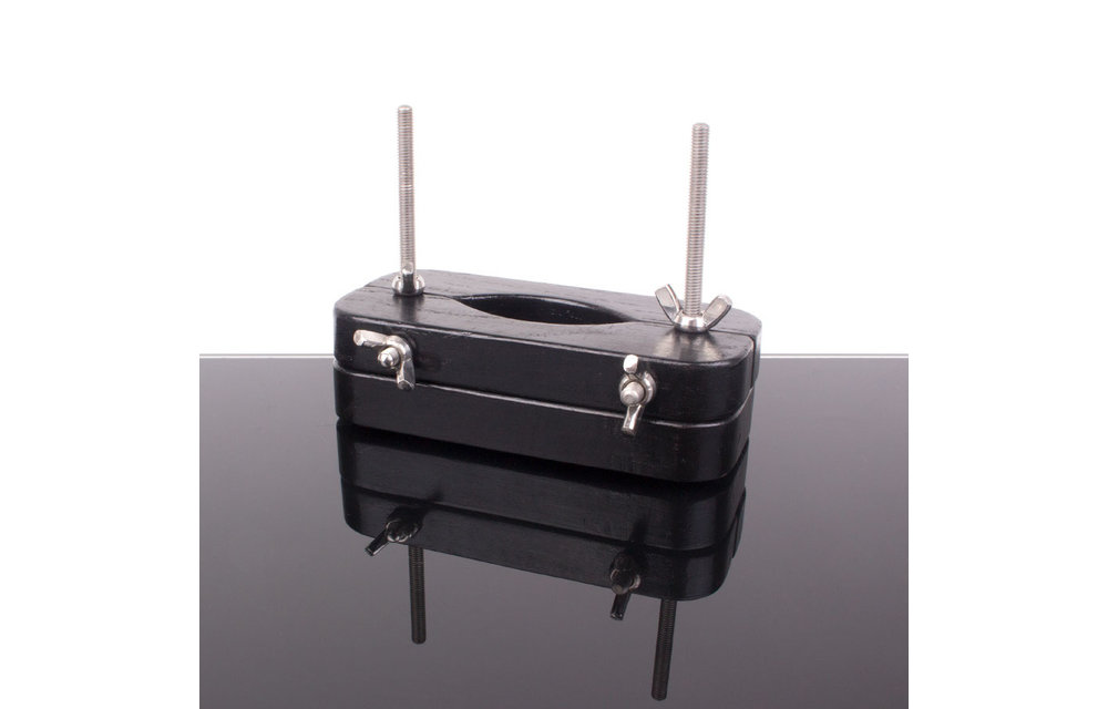 Ball Buster Testicle Vice – Adjustable Wooden Clamp