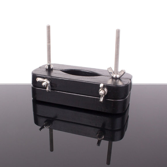 Ball Buster Testicle Vice – Adjustable Wooden Clamp