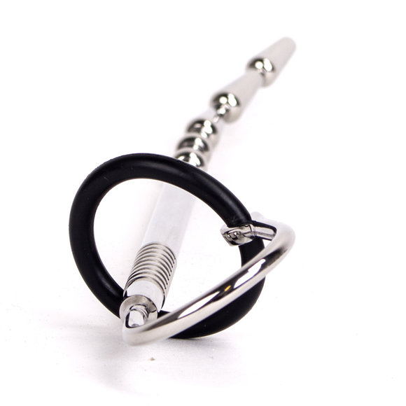 Penis Stick Dilado 6 – Stainless Steel Penis Plug with Cock Ring & Stimulator