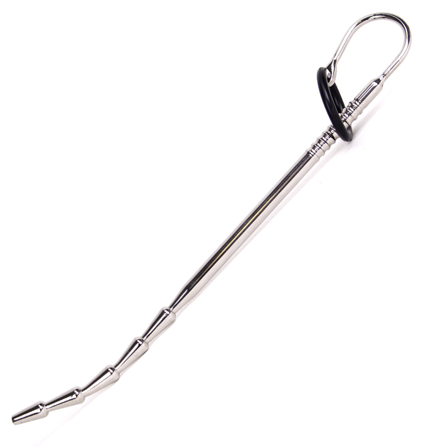 Penis Stick Dilado 6 – Stainless Steel Penis Plug with Cock Ring & Stimulator