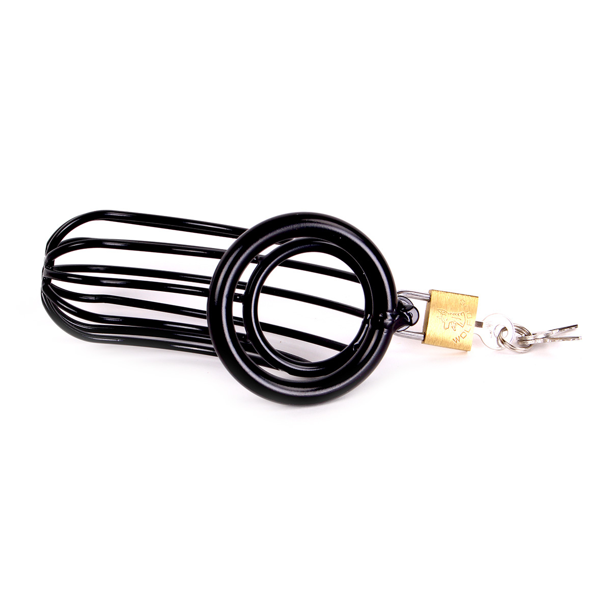 Chastity Cage Black 2 | Strong Penis Cage Safe & Comfortable