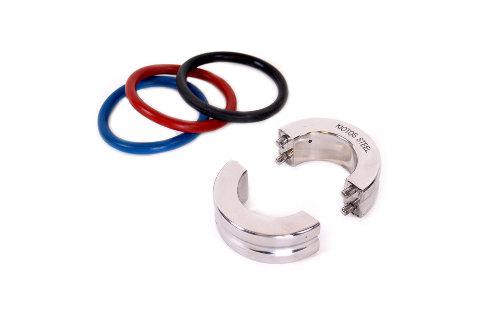 Ball Stretcher 35 mm - Met 3 rubberen ringen (Zwart, Rood & Blauw)