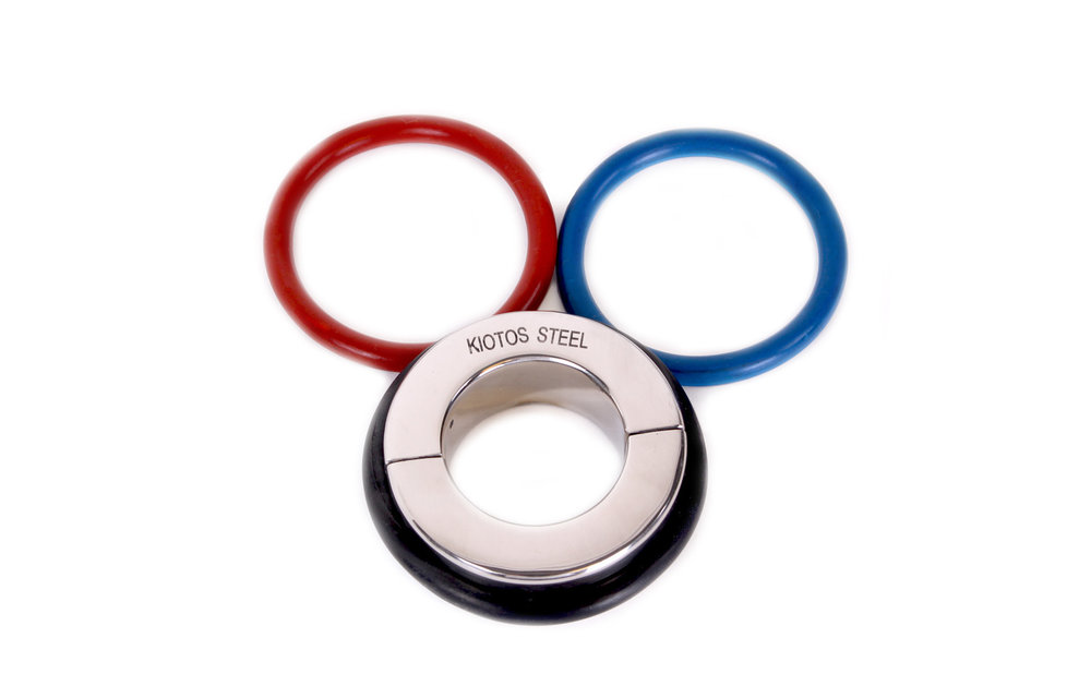 Ball Stretcher 35 mm - Met 3 rubberen ringen (Zwart, Rood & Blauw)