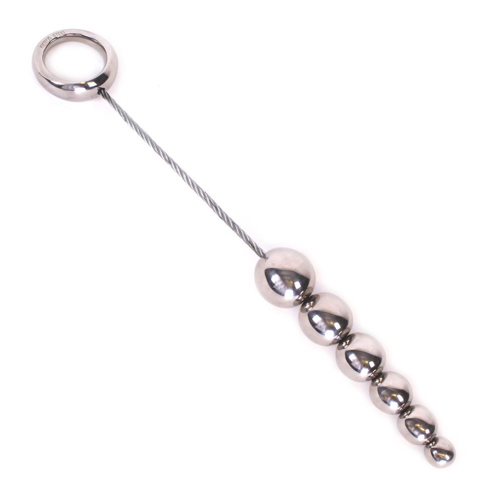 Anal 6-ball ring stainless steel – Oriental stimulation