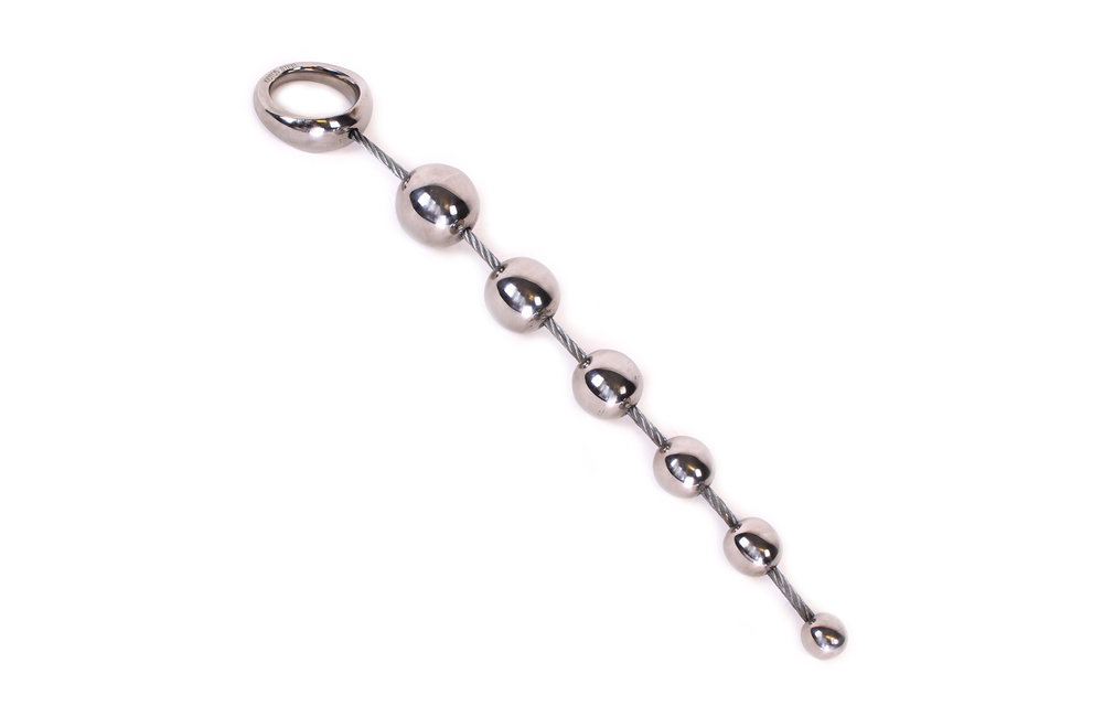 Anal 6-ball ring stainless steel – Oriental stimulation