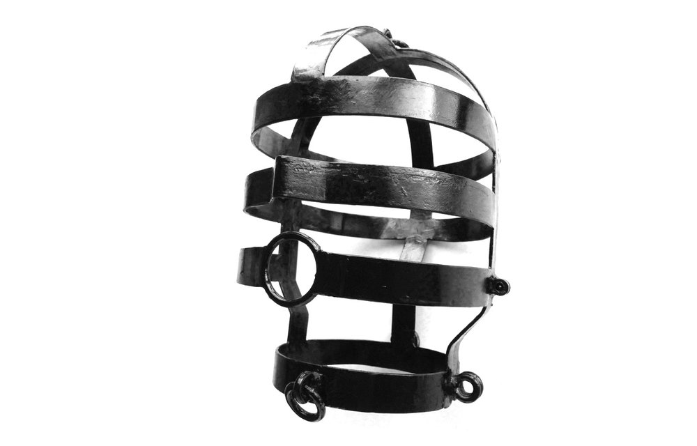 Kopfkäfig groß schwarz Stahl | Robust & hygienisch BDSM Gear
