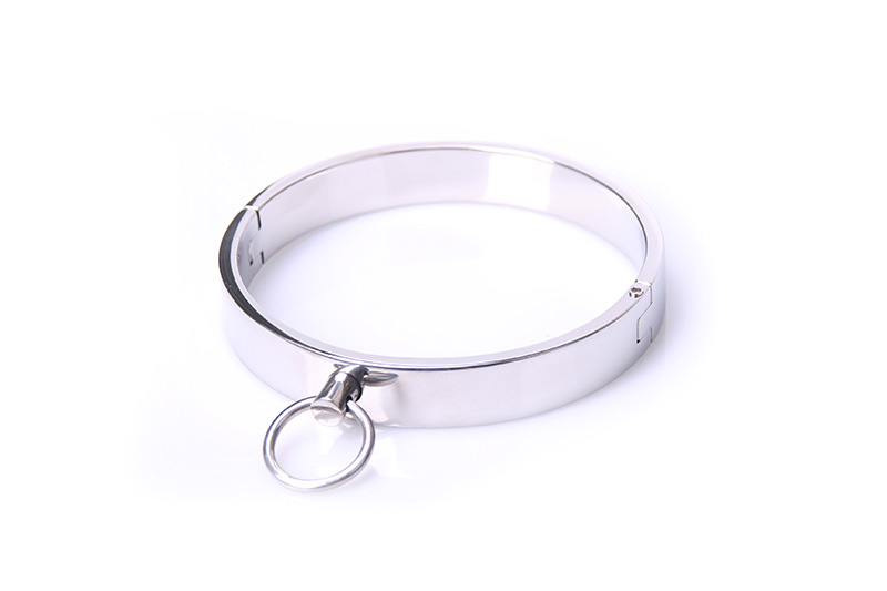 Stahlhalsband groß | Hochwertiges Edelstahl- und O-Ring-Halsband