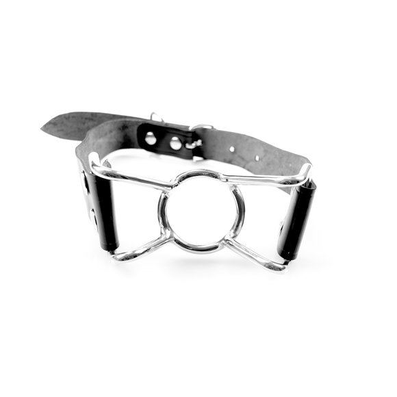 Spider Mouth Gag with Stainless Steel & Leather | Adjustable BDSM Gag