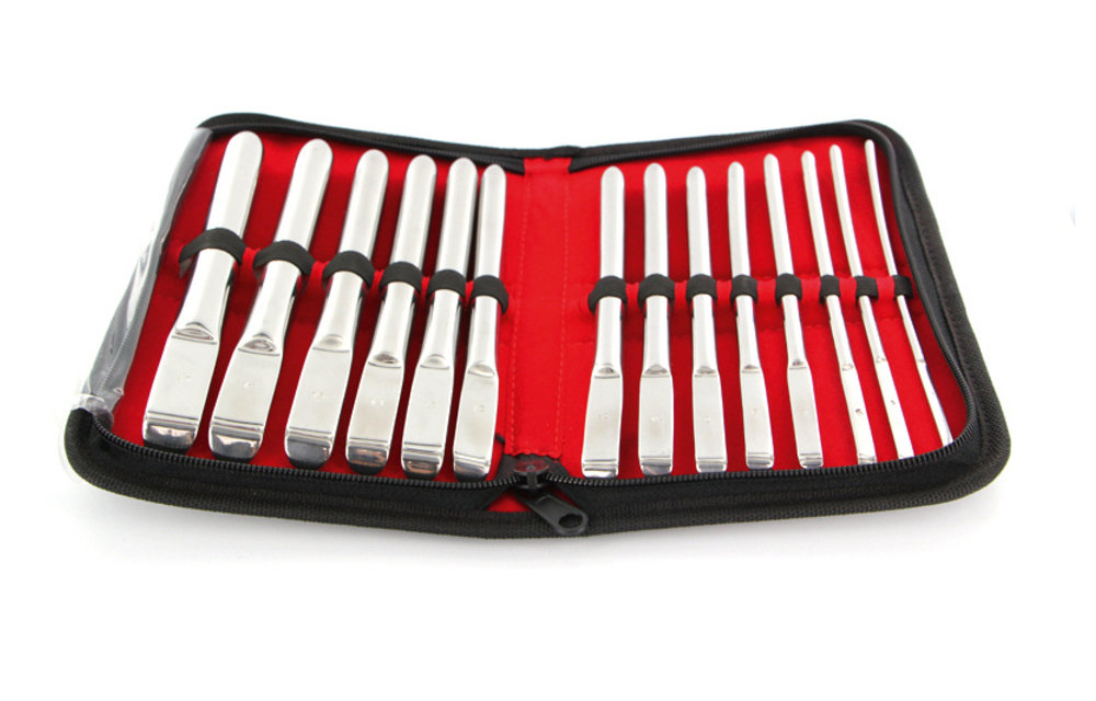 Kiotos End Dilator Set | 14 Größen Edelstahl