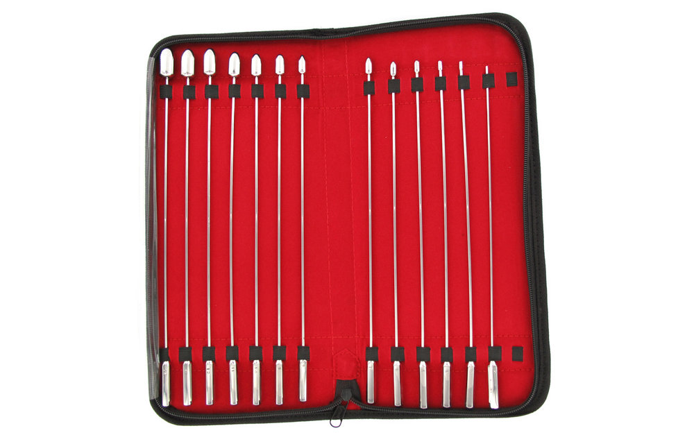Rosebud Urethral Sound Set | 13-delige RVS Dilatorset