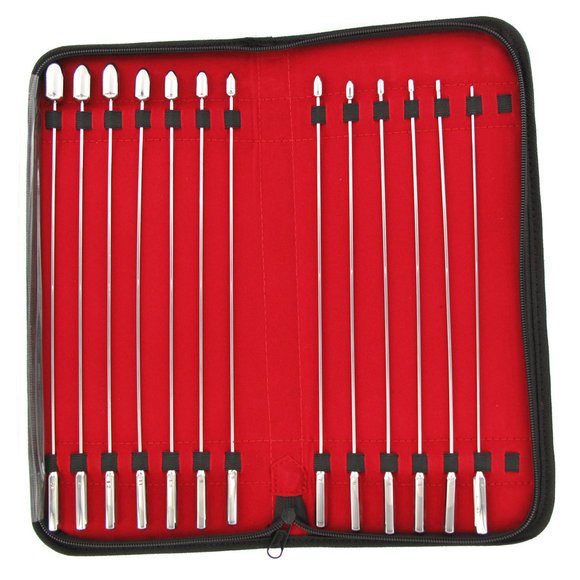 Rosebud Urethral Sound Set | 13-piece stainless steel dilator set