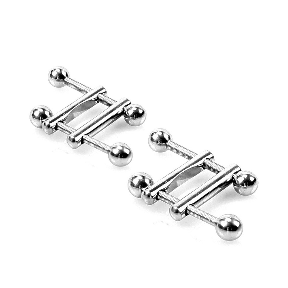 Nippelklammern 2 Endkugeln