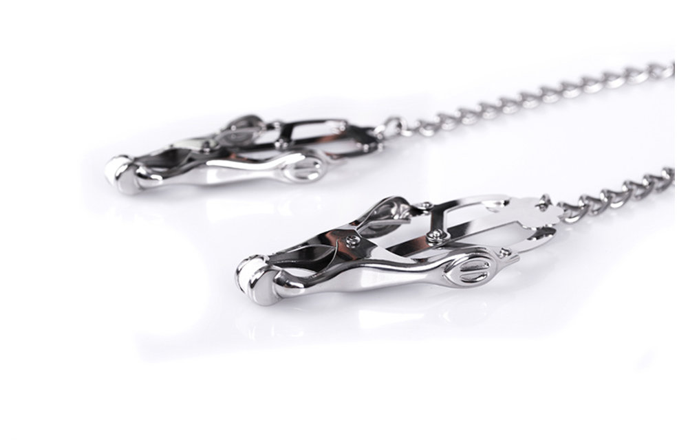 Clover Nipple Clamps with Chain | Sensual Stimulation