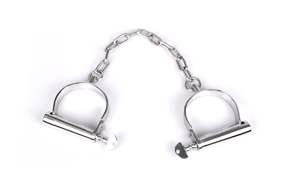 Darby Ankle Cuffs by Kiotos – Stainless Steel Bondage