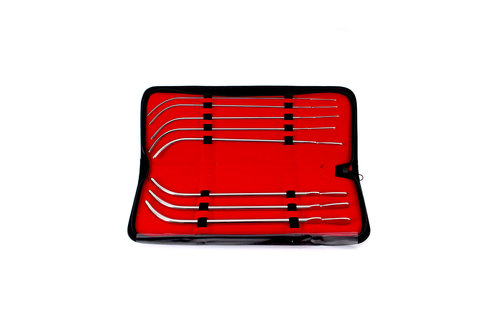 Van Buren Urethral Sounds Set | 8 Stahl-Dilatatoren in J-Form