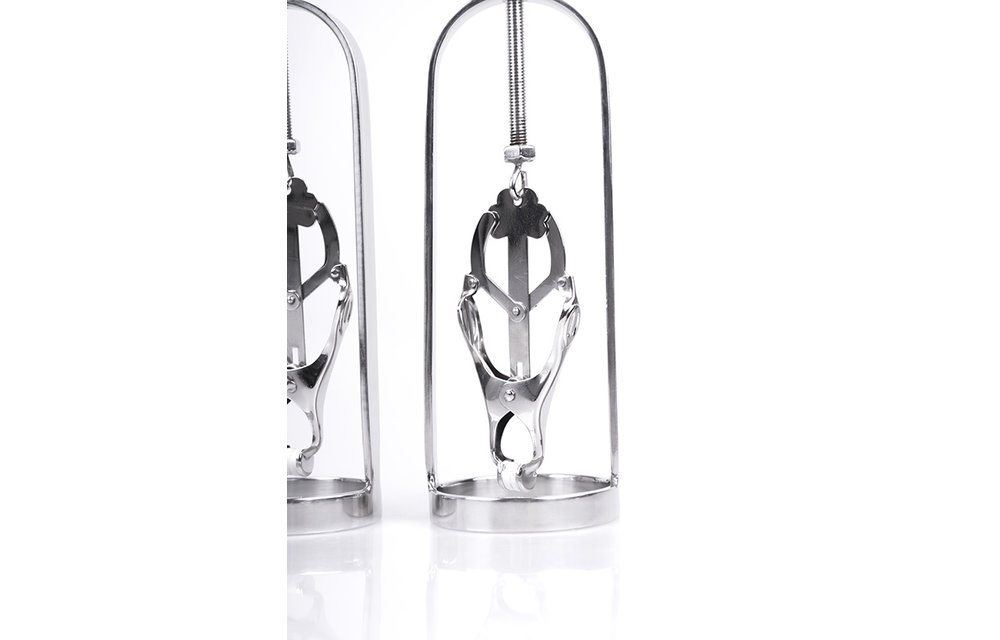 Nipple Clamps with Clover Clamps | 100% Stainless Steel Set