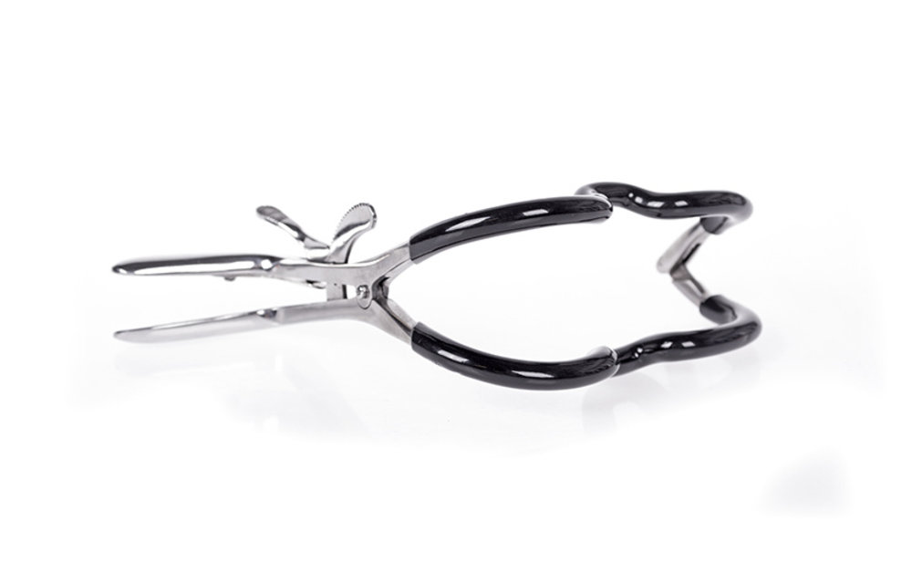 Jennings Mouth Gag with Black Rubber Coating – Medical Device