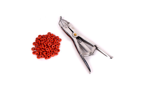 Tit Torture Pliers (with 100 rings pack)