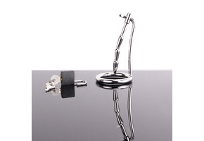 Der Humped Cock Trap 45 mm – Penisplug mit Cockring & Schloss