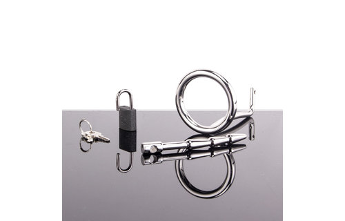 De Humped Cock Trap 45mm - Penisplug met Cockring & Slot